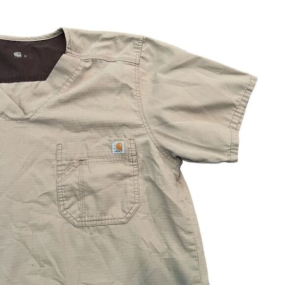 CARHARTT Beige Workwear Scrub Size M - Picture 3 of 7